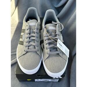 Adidas Daily 3.0 Men’s 9 Gray White Casual Sneakers FW7030 New in Box